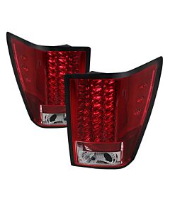 Spyder Jeep Grand Cherokee 07-10 LED Tail Lights Red Clear ALT-YD-JGC07-LED-RC buy in USA