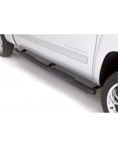 Lund 10-17 Dodge Ram 2500 Mega Cab 5in. Oval Curved Steel Nerf Bars - Black buy in USA