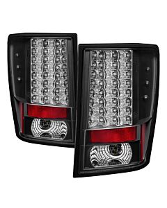 Spyder Jeep Grand Cherokee 07-10 LED Tail Lights Black ALT-YD-JGC07-LED-BK buy in USA