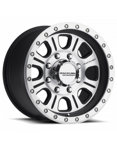 Raceline 928M Monster 17x9in / 5x127 BP / -12mm Offset / 83.82mm Bore - Black & Machined Wheel buy in USA