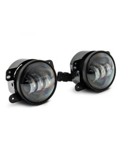 Raxiom 07-22 Jeep Wrangler JK/JL Axial Series Tri-Bar LED Fog Lights- White buy in USA