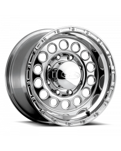 Raceline 887 Rock Crusher 15x10in / 5x114.3 BP / -47mm Offset / 83.82mm Bore - Polished Wheel buy in USA