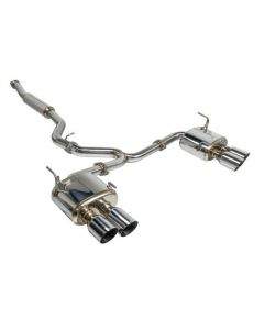 Remark 2015+ Subaru WRX/STi 4in Quad Cat-Back Exhaust Stainless Single Non-Resonated buy in USA