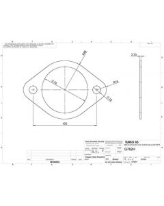 Turbo XS 2-Bolt High Temperature Exhaust Gasket 76mm/3in ID (Single) buy in USA