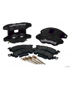 Wilwood D52 Front Caliper Kit - Black Ano 2.00 / 2.00in Piston 1.28in Rotor buy in USA