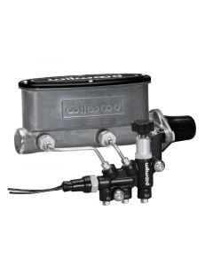 Wilwood HV Tandem M/C Kit w L/H Bracket & Prop Valve - 1in Bore buy in USA