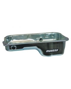 Moroso Honda 2.2/2.3L H Series Stock (w/Oil Drainbacks) Wet Sump 4qt 5.25in Steel Oil Pan buy in USA