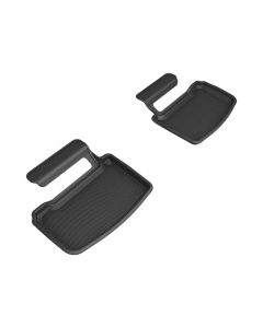 3D MAXpider 20-23 Porsche Taycan (9J1) Kagu Rear Floor Mat - Black buy in USA