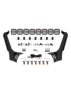 Diode Dynamics Jeep JL SS5 Sport CrossLink Windshield - White Combo Lightbar Kit buy in USA