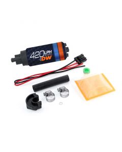 Deatschwerks DW420 Series 420lph In-Tank Fuel Pump w/ Install Kit For 89-94 240SX buy in USA