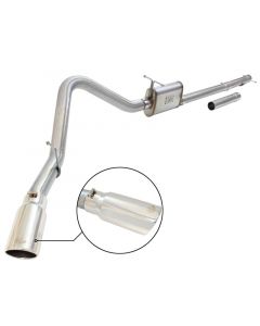 aFe MACHForce XP Exhaust 3in-3.5in SS Single Side Ext CB w/ Polish Tip 99-04 Ford F-250 V8 5.4L/6.8L buy in USA