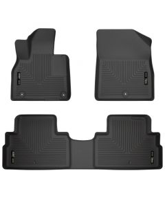 Husky Liners 20-22 Hyundai Palisade Weatherbeater Black Front & 2nd Seat Floor Liners buy in USA