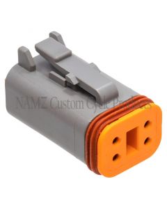 NAMZ Deutsch DT Series 4-Wire Plug & Wedgelock - Grey (Repl. HD 72134-94GY) buy in USA