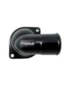 Torque Solution 02-14 Subaru WRX / 04-21 Subaru STI Billet Thermostat Housing - Black Anodized buy in USA