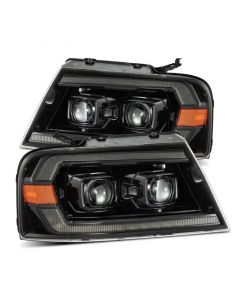 AlphaRex 04-08 Ford F150 PRO-Series Projector Headlights Chrome w/ Sequential Signal and DRL buy in USA