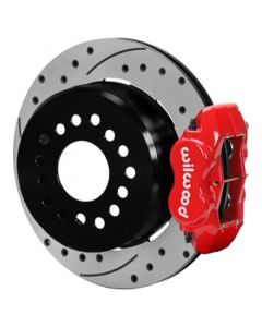 Wilwood Chevy Monte Carlo Forged 4 Piston DynaPro Red Caliper HP32 VV D&S Rotor - 12.19x0.81 buy in USA