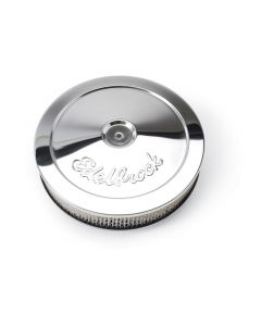 Edelbrock Air Cleaner Pro-Flo Series Round Steel Top Paper Element 10In Dia X 3 5In Chrome buy in USA