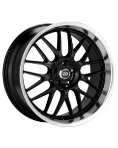 Enkei Lusso 18x8 45mm Offset 5x112 Bolt Pattern 72.6 Bore Black w/ Machined Lip Wheel buy in USA