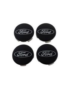 Ford Racing Ford Truck/SUV Black And Chrome Wheel Center Cap Kit buy in USA