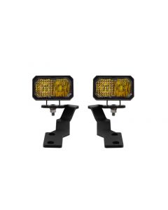 Diode Dynamics 16-21 Toyota Tacoma Stage Series 2in LED Ditch Light Kit - Yellow Pro Combo buy in USA