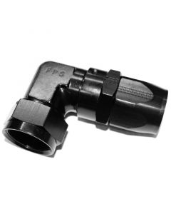 Fragola -20AN x 90 Degree Low Profile Forged Hose End - Black buy in USA