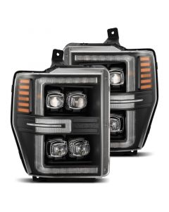 AlphaRex 08-10 Ford F250-550 NOVA-Series LED Projector Headlights Black w/Activ Light/Seq Signal buy in USA