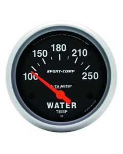 Autometer Sport-Comp 66.7mm 100-250 Deg F Short Sweep Electronic Water Temperature Gauge buy in USA