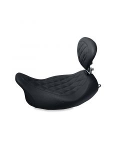 Mustang 08-21 Harley Rd King, 06-07 Str Glide 1906-07,00-05 Eagle Touring Solo Seat Diamond - Black buy in USA