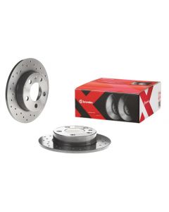 Brembo 2008 Audi A3/2010 VW Golf/05-10 Jetta Rear Premium Xtra Cross Drilled UV Coated Rotor buy in USA