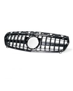 Exon Gloss Black GT Style Panamericana Grille for Mercedes Benz A-Class & A45 AMG W176 Pre-Facelift (12-15) buy in USA