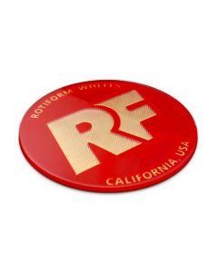 Rotiform Hex Centre Cap Insert w. RF logo (Red w. Gold Logo) buy in USA