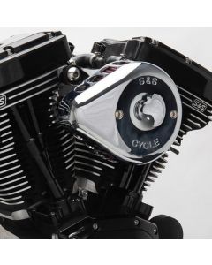 S&S Cycle 01-15 Fuel-Injected Softail Models Stealth Air Cleaner Kit w/ Chrome Mini Teardrop Cover buy in USA