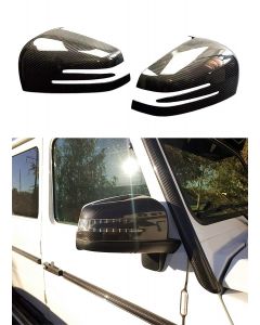 Carbon Fiber Side Mirror Covers for Mercedes-Benz G-class G500 G55 G63 G65 W463 buy in USA