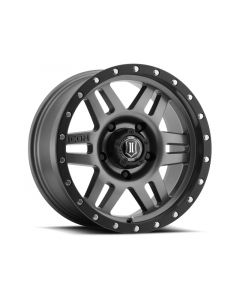 ICON Six Speed 17x8.5 5x150 25mm Offset 5.75in BS 116.5mm Bore Gun Metal Wheel buy in USA