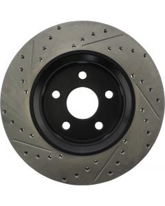 StopTech 11-12 Dodge Durango Sport Drilled & Slotted Front Driver-Side Brake Rotor buy in USA