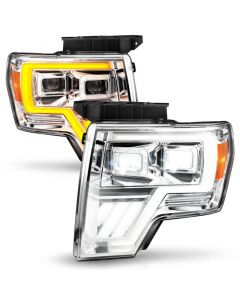 ANZO 09-14 Ford F-150 Full LED Proj Headlights w/Initiation Feature - Chrome buy in USA