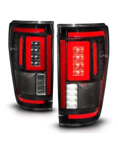 ANZO 21-23 Ford F-150 LED Taillights Seq. Signal w/BLIS Cover - Black Housing buy in USA