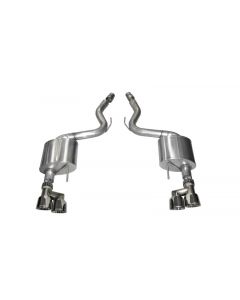 Corsa 15-16 Ford Mustang GT 5.0 3in Axle Back Exhaust Polish Quad Tips (Sport) buy in USA