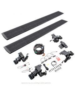 Go Rhino 21-23 Ford Bronco 4dr E-BOARD E1 Electric Running Board Kit (No Drill) - Bedliner Coating buy in USA