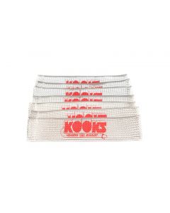 Kooks Universal Spark Plug Sleeve Set - Natural w/Red Logo (Set of 8) buy in USA