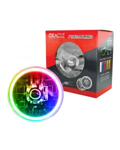 Oracle Pre-Installed Lights 7 IN. Sealed Beam - ColorSHIFT Halo buy in USA