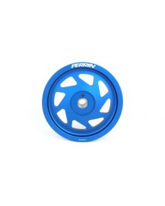 Perrin 19-21 Subaru WRX / 16-18 Forester Lightweight Crank Pulley (FA/FB Engines w/Large Hub) - Blue buy in USA