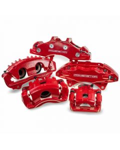 Power Stop 90-93 Mazda Miata Rear Red Calipers w/Brackets - Pair buy in USA