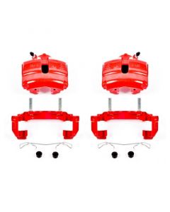 Power Stop 08-09 Audi TT Front Red Calipers w/Brackets - Pair buy in USA