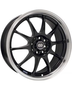 Enkei J10 15x6.5 4x100/114.3 38mm Offset 72.62mm Bore Dia Matte Black w/ Machined Lip Wheel buy in USA