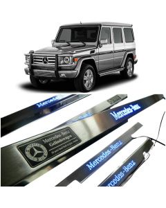 W463 W461 G55 G65 G63 G500 G Wagon G class Mercedes-Benz Entrance mouldings LED Illuminated Door Sills Interior Trims buy in USA