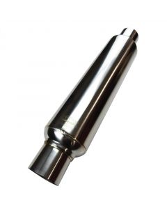 Kooks Universal 2 1/2in Round Muffler 14in Long. Pol SS buy in USA