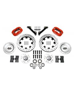 Wilwood Forged Dynalite Front Kit 12.19in Drilled Red 70-78 Camaro buy in USA