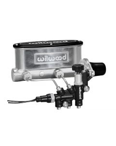 Wilwood HV Tandem M/C Kit w L/H Bracket & Prop Valve - 1in Bore Ball Burnished buy in USA