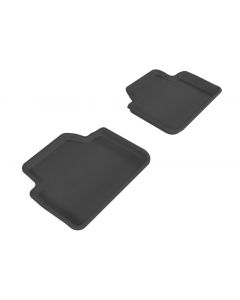 3D MAXpider 2006-2011 BMW 3 Series/X3 E90/E83 Kagu 2nd Row Floormats - Black buy in USA